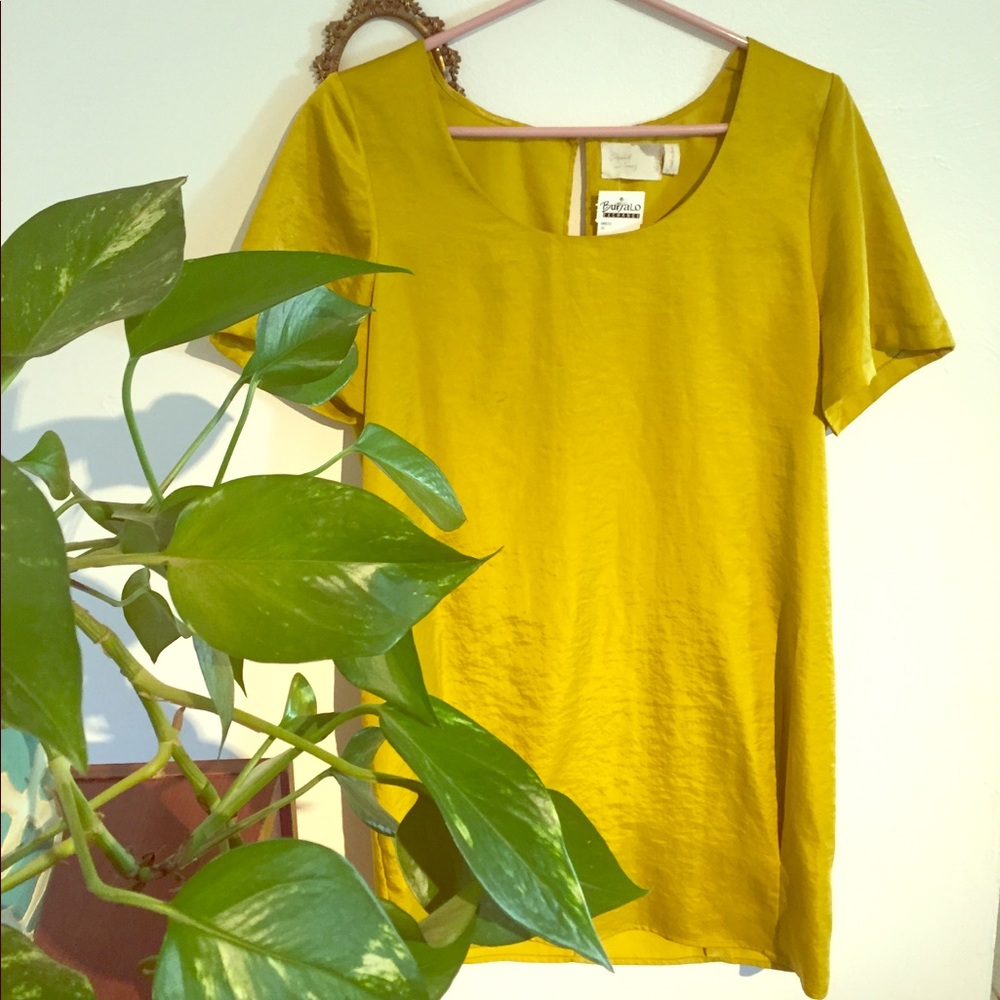 Elizabeth and James mustard dress XS